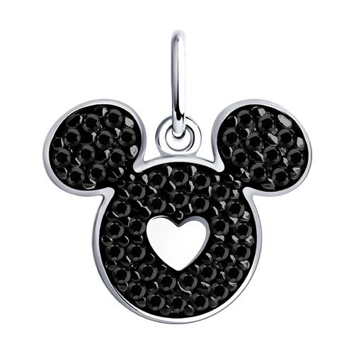 Подвеска из серебра с фианитами из серебро