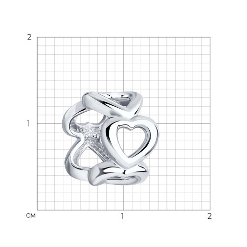 Подвеска-шарм  из серебра из серебро — вид 2