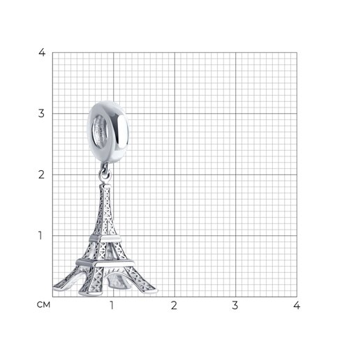 Подвеска-шарм  из серебра из серебро — вид 3
