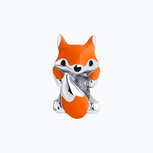 Подвеска-шарм из серебра с эмалью из серебро — вид 2