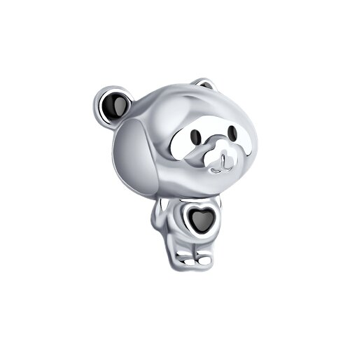 Подвеска-шарм из серебра с эмалью - видео