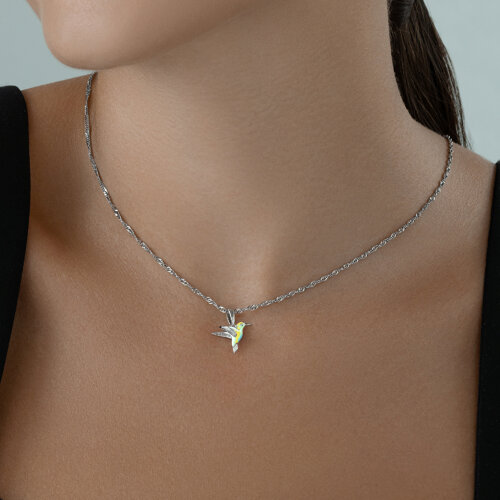 Подвеска из серебра с эмалью из серебро — вид 4