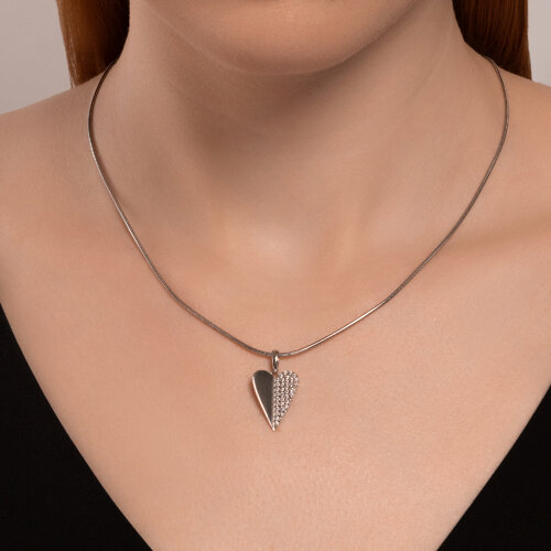 Подвеска из серебра с фианитами из серебро — вид 4