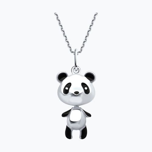 Подвеска из серебра с эмалью из серебро — вид 2