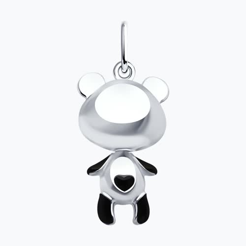 Подвеска из серебра с эмалью из серебро — вид 3