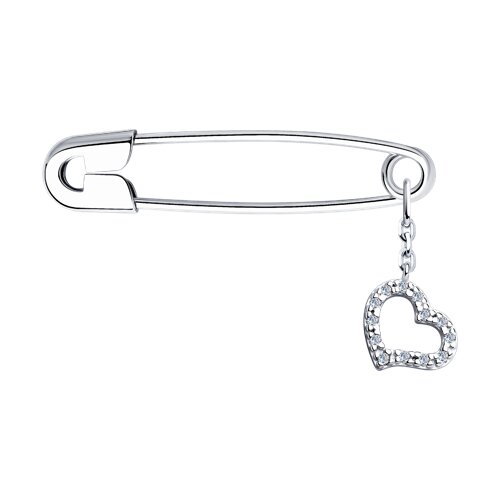 брошь из серебро