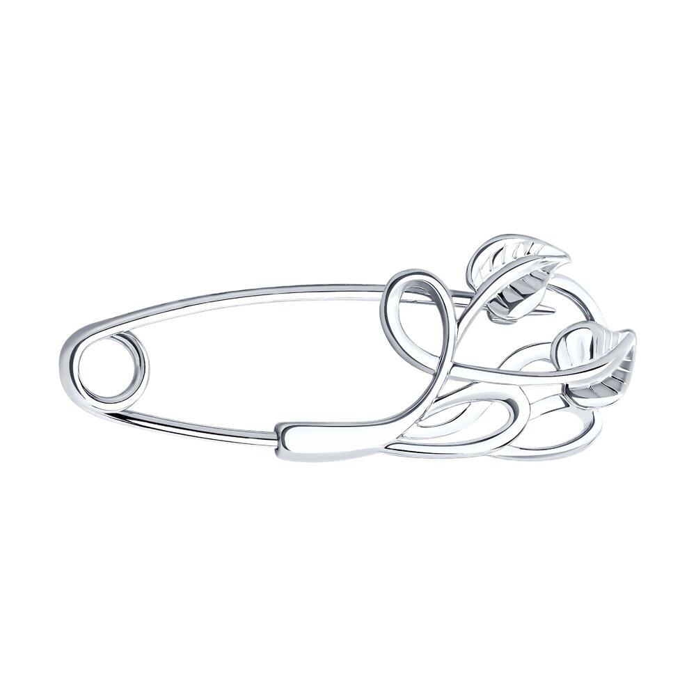 Брошь из серебра - фото 1