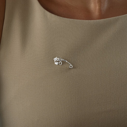 Брошь из серебра из серебро — вид 3