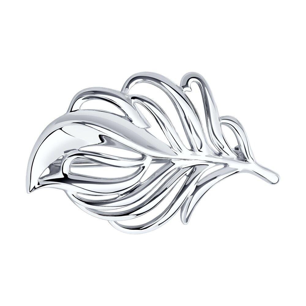 Брошь из серебра - фото 1