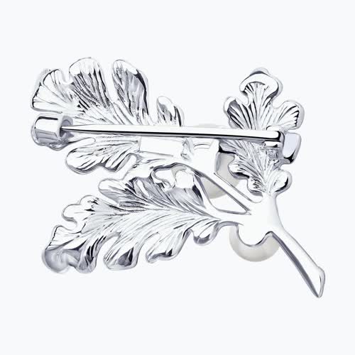 Брошь из серебра с жемчугом из серебро — вид 2