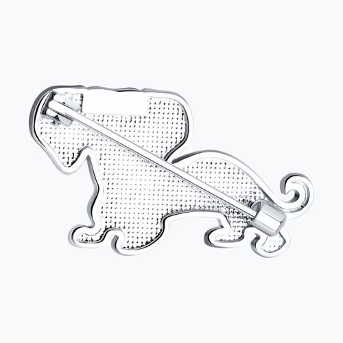 Брошь из серебра с эмалью из серебро — вид 2