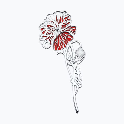 Брошь из серебра с эмалью из серебро — вид 2