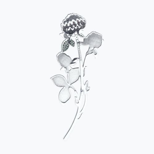 Брошь из серебра с фианитами и эмалью из серебро — вид 2