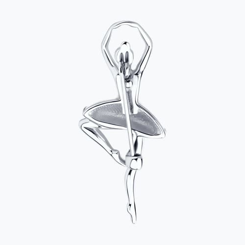 Брошь из серебра с эмалью из серебро — вид 2