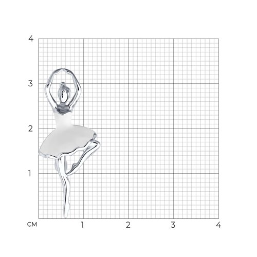 Брошь из серебра с эмалью из серебро — вид 4