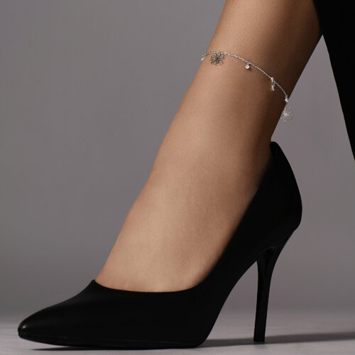 Браслет из серебра с фианитами из серебро — вид 3