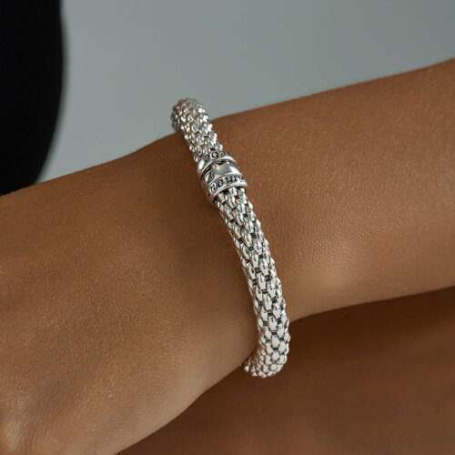 Браслет из серебра с эмалью из серебро — вид 4