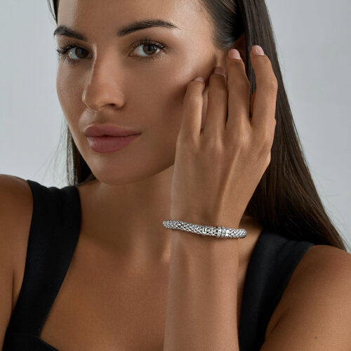 Браслет из серебра с эмалью из серебро — вид 5