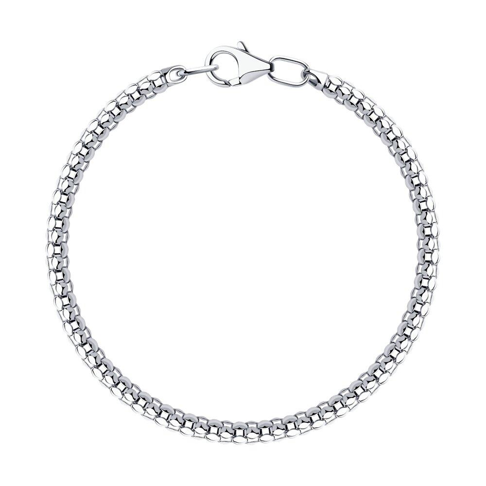 Браслет для шармов из серебра - видео на модели