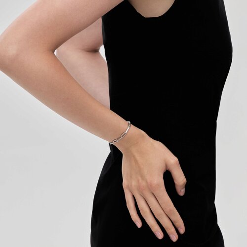 Браслет из серебра с фианитами из серебро — вид 4