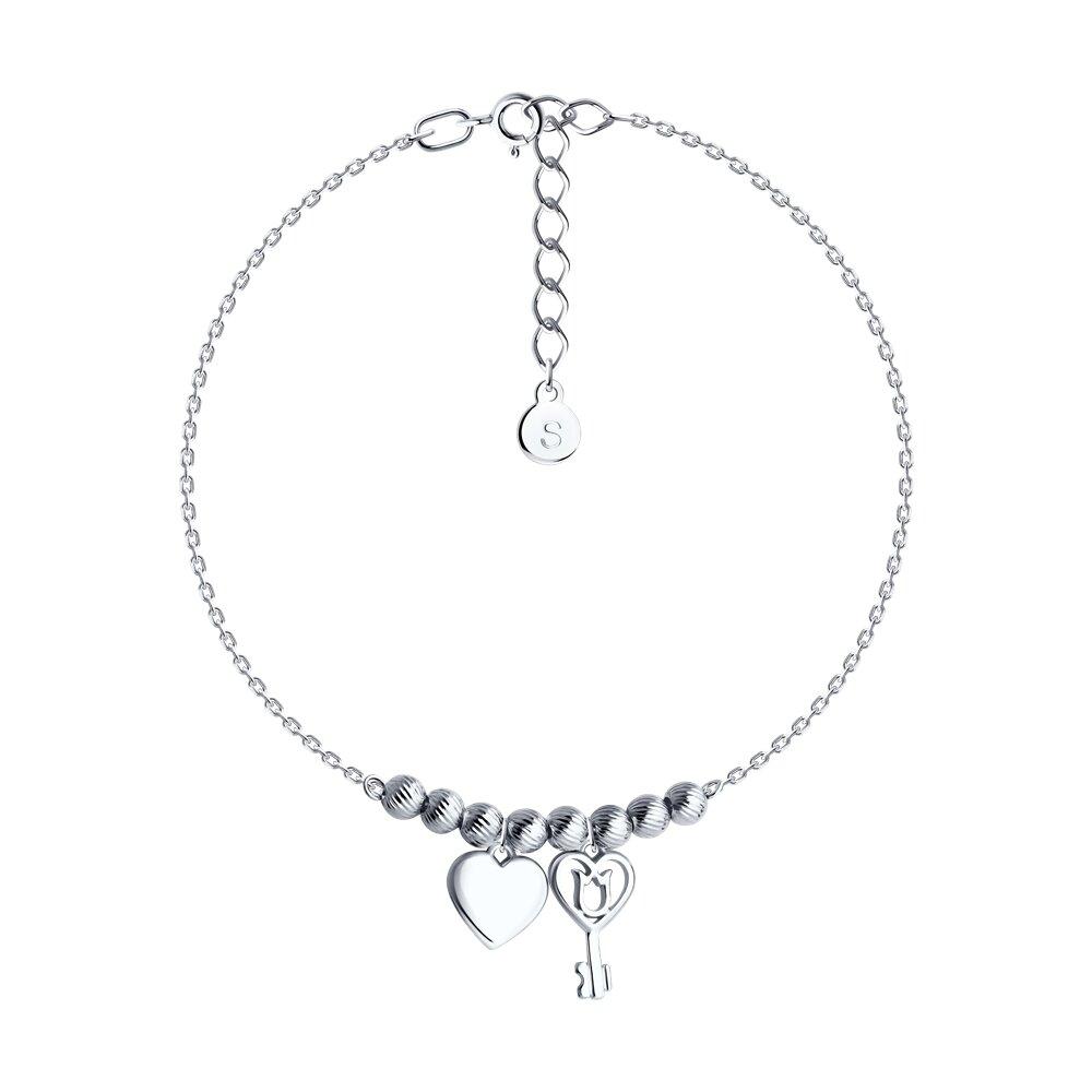 Браслет из серебра с эмалью - видео на модели