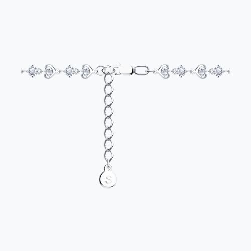 Браслет из серебра с фианитами из серебро — вид 3