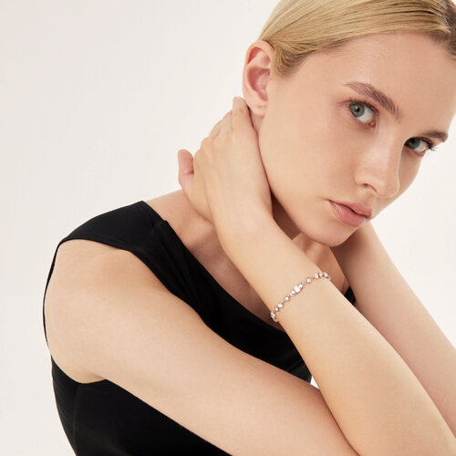 Браслет из серебра с фианитами из серебро — вид 5