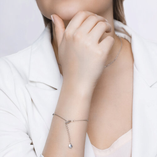 Браслет из серебра с фианитами из серебро — вид 4