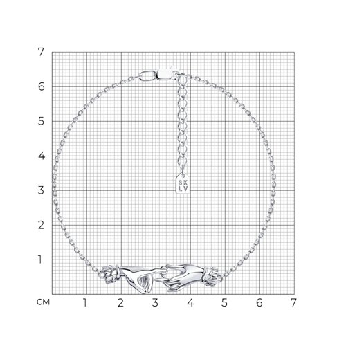 Браслет из серебра из серебро — вид 4