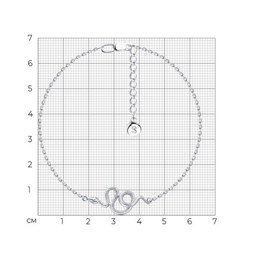 Браслет из серебра из серебро — вид 5
