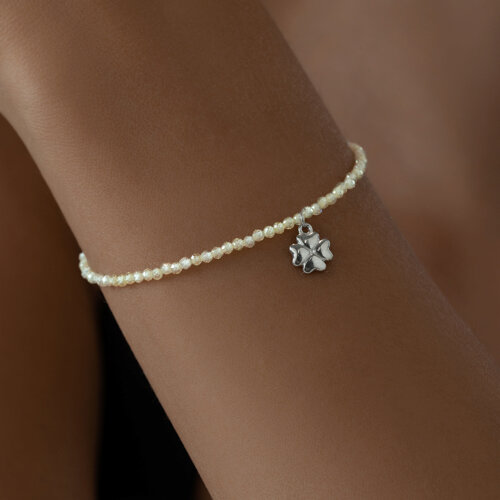 Браслет из серебра с фианитами из серебро — вид 4