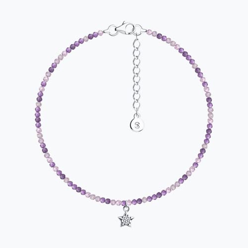 Браслет из серебра с фианитами - видео на модели