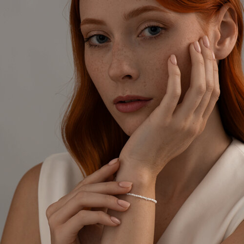 Браслет из серебра с фианитами из серебро — вид 5