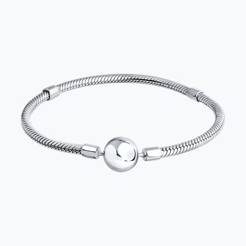 Браслет для шармов из серебра из серебро — вид 2