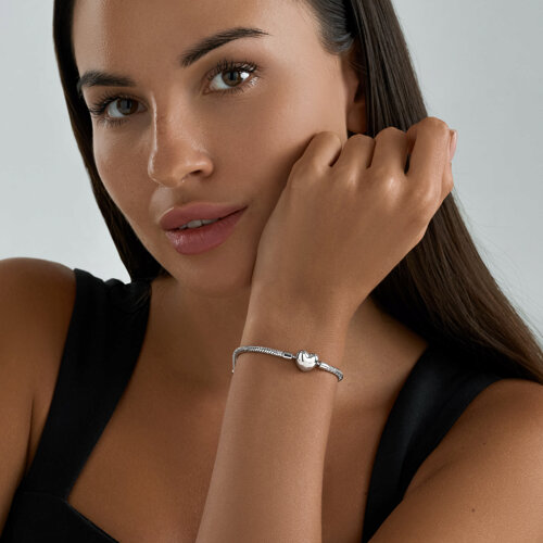 Браслет для шармов из серебра из серебро — вид 4