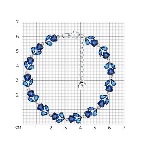 Браслет из серебра с фианитами из серебро — вид 5