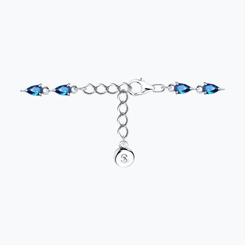 Браслет из серебра с фианитами из серебро — вид 3