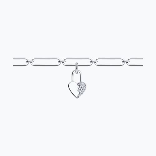 Браслет из серебра с фианитами из серебро — вид 2