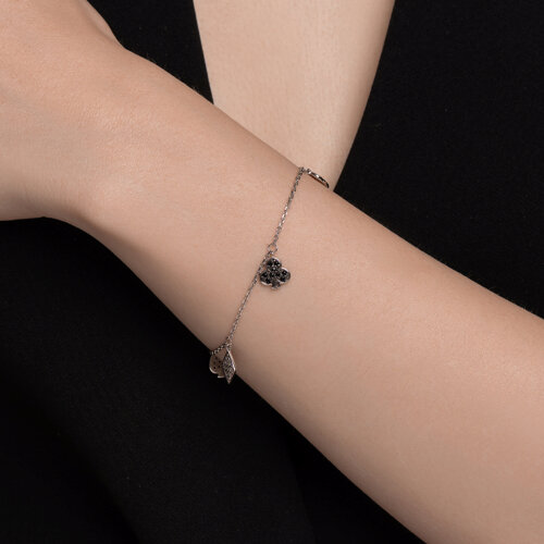 Браслет из серебра с фианитами из серебро — вид 5