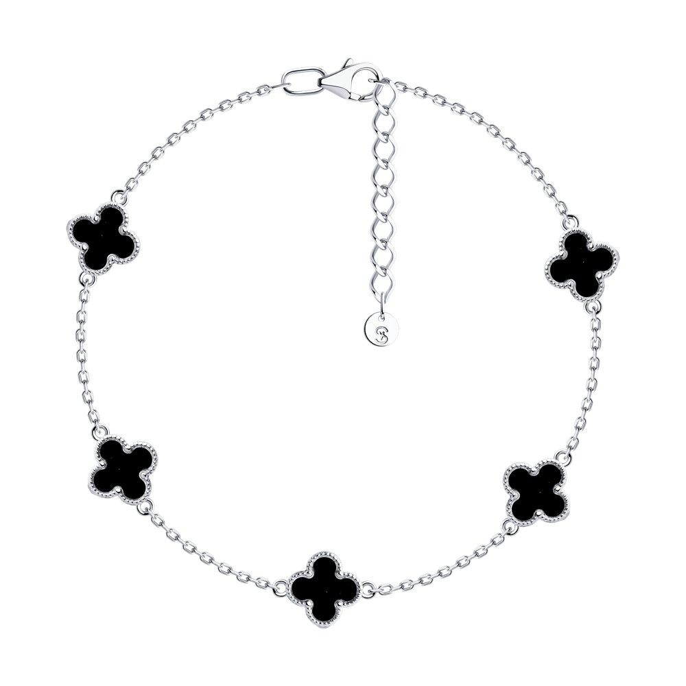 Браслет из серебра с эмалью - видео на модели