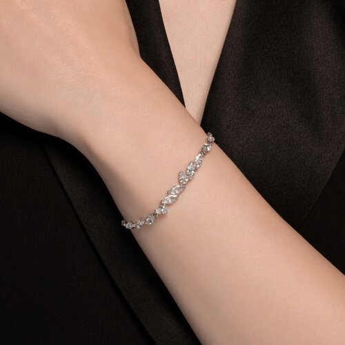 Браслет из серебра с фианитами из серебро — вид 4