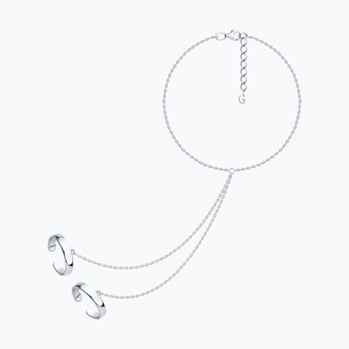 Браслет из серебра - видео на модели