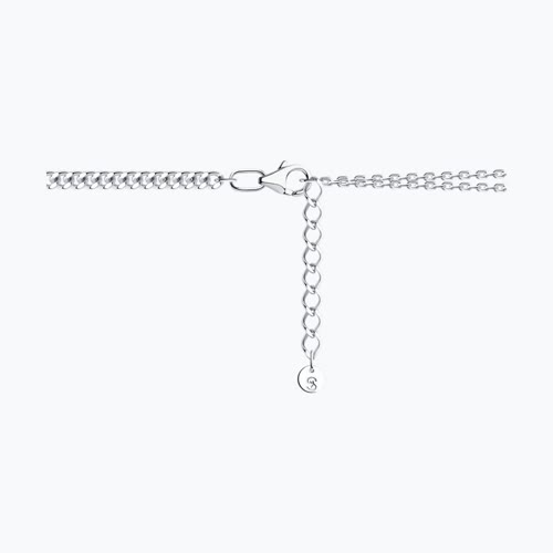 Браслет из серебра с фианитом из серебро — вид 2