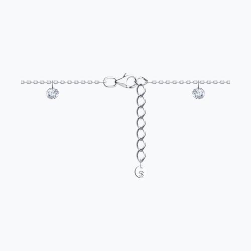 Браслет из серебра с фианитами из серебро — вид 3