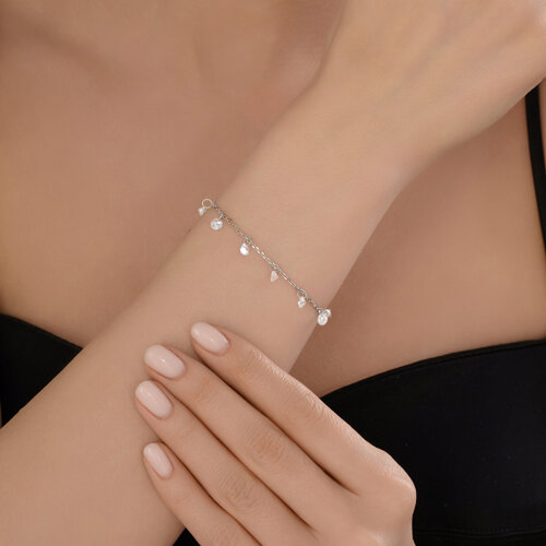 Браслет из серебра с фианитами из серебро — вид 4