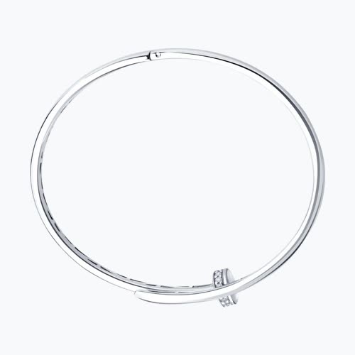 Браслет из серебра с фианитами из серебро — вид 2