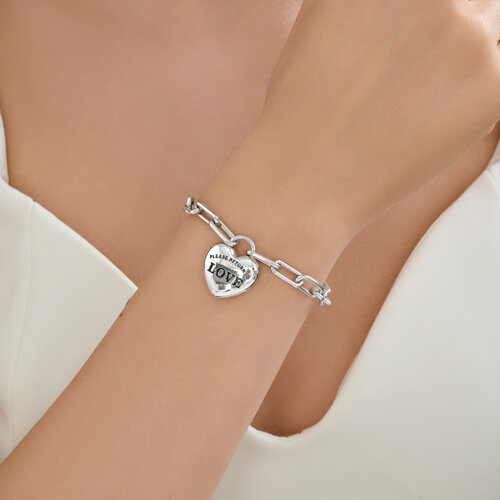 Браслет из серебра с эмалью из серебро — вид 4