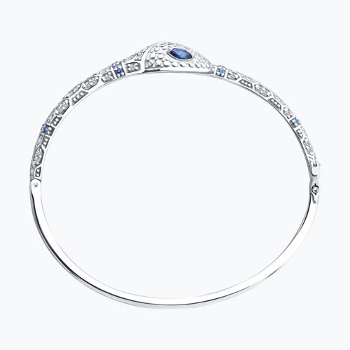 Браслет из серебра с фианитами из серебро — вид 2