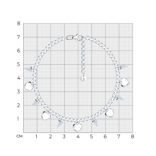 Браслет из серебра из серебро — вид 6