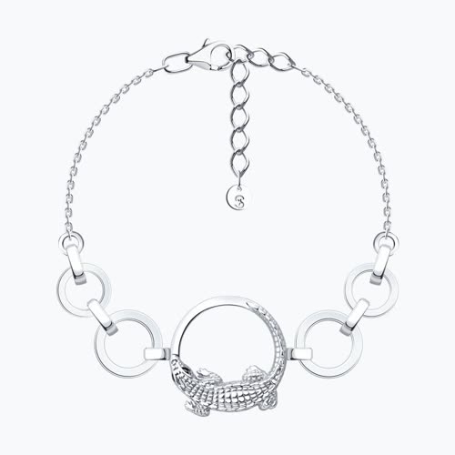 Браслет из серебра - видео на модели